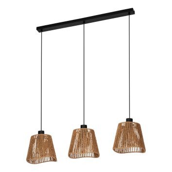 Eglo verlichting LAVISTER Hanglamp Zwart, 3-lichts
