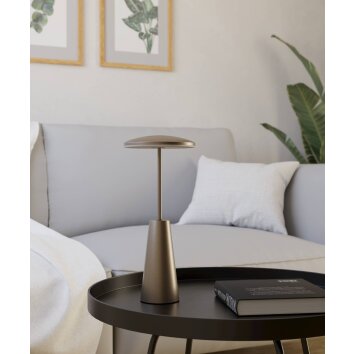 Eglo verlichting PICCOLA Tafellamp LED Brons, 1-licht