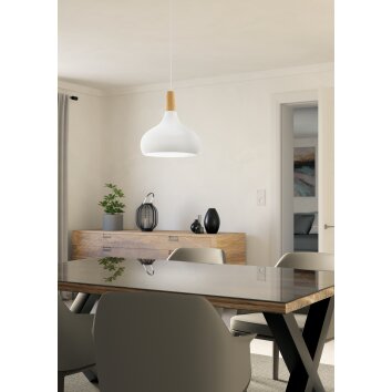 Eglo verlichting SABINAR Hanglamp Wit
