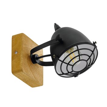 Eglo verlichting GATEBECK Plafondlamp, Plafondspot, Wandlamp Natuurlijke kleuren, 1-licht