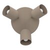 Eglo verlichting TILSTON Plafondlamp, Plafondspot Zandkleurig, 3-lichts
