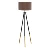 Eglo verlichting BIDFORD Staande lamp Bruin, 1-licht