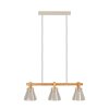 Eglo verlichting CAWTON Hanglamp Bruin, Staal geborsteld, 3-lichts
