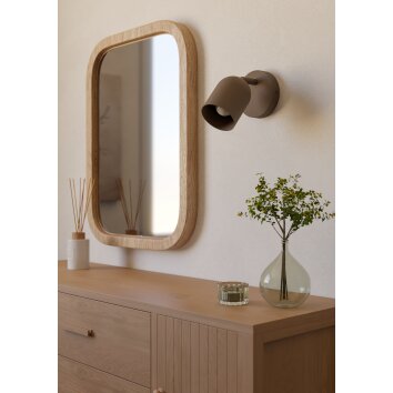 Eglo verlichting TILSTON Plafondspot, Wandlamp Zandkleurig, 1-licht