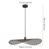 Eglo verlichting SWABY Hanglamp Brons, 1-licht