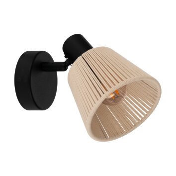 Eglo verlichting SEAGARD Plafondspot, Wandlamp Zwart, 1-licht