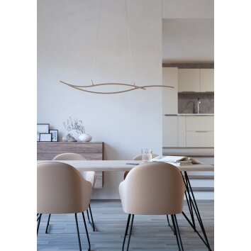 Eglo verlichting GRISOLIA Hanglamp LED Bruin