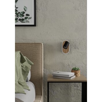 Eglo verlichting RIMBOCCHI Plafondspot, Wandlamp LED Bruin, Zwart