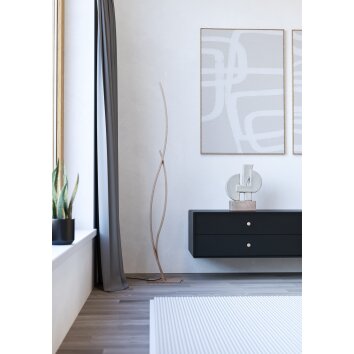 Eglo verlichting GRISOLIA Staande lamp LED Bruin