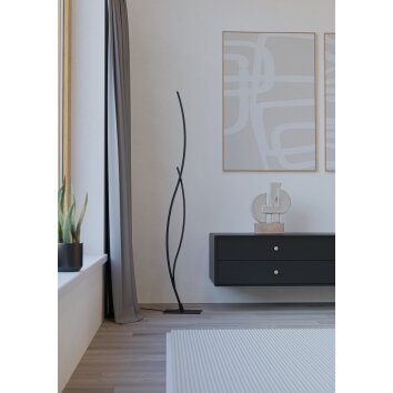 Eglo verlichting GRISOLIA Staande lamp LED Zwart