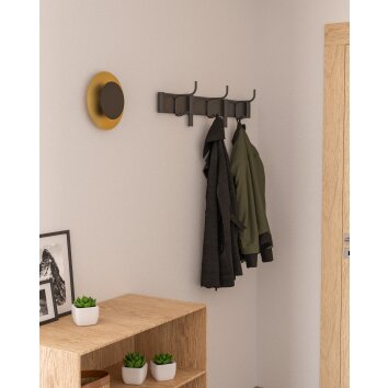 Eglo verlichting TOCINA Wandlamp LED Messing, Zwart