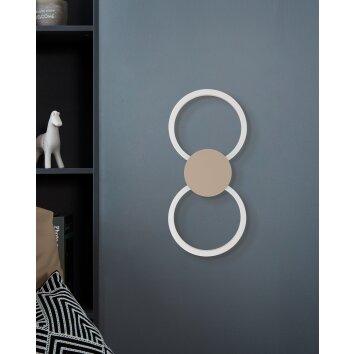 Eglo verlichting EGLO Plafondlamp LED Zandkleurig