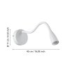 Eglo verlichting OLIVANDINO Wandlamp LED Wit