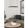 Eglo verlichting MEZZOMONTE Hanglamp LED Zwart, Afstandsbediening