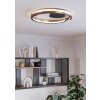 Eglo verlichting MEZZOMONTE Plafondlamp LED Brons, Zwart, Afstandsbediening
