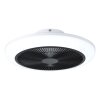 Eglo verlichting mit Plafondventilator met verlichting LED Zwart, Wit, Afstandsbediening