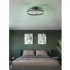 Eglo verlichting mit Plafondventilator met verlichting LED Zwart, Afstandsbediening, Kleurwisselaar