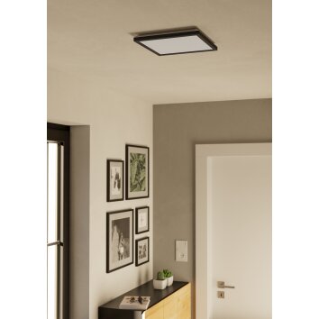 Eglo verlichting ROVITO-Z Plafondlamp LED Zwart, Kleurwisselaar