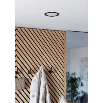 Eglo verlichting 6-Z Inbouw armatuur LED Zwart, Kleurwisselaar