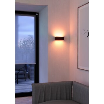 Eglo verlichting SANIA-Z Wandlamp LED Zwart, Kleurwisselaar