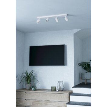 Eglo verlichting MELITELLO-Z Plafondlamp, Plafondspot LED Wit, Kleurwisselaar