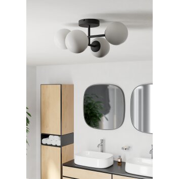 Eglo verlichting CASTROVIDO Plafondlamp LED Zwart