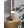 Eglo verlichting COSWARTH Plafondlamp, Plafondspot, Wandlamp Antraciet, Bruin, Opaal wit