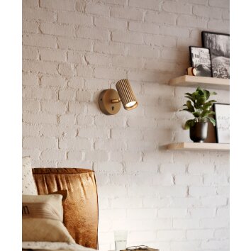 Eglo verlichting PORTILLO Wandlamp Messing