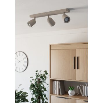 Eglo verlichting CAMALDOLI Plafondlamp, Plafondspot Zandkleurig