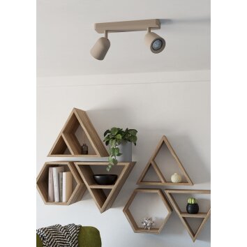 Eglo verlichting CAMALDOLI Plafondlamp, Plafondspot Zandkleurig