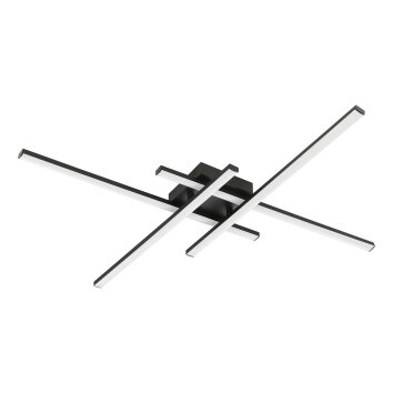 Eglo verlichting VASCELLA Plafondlamp LED Zwart