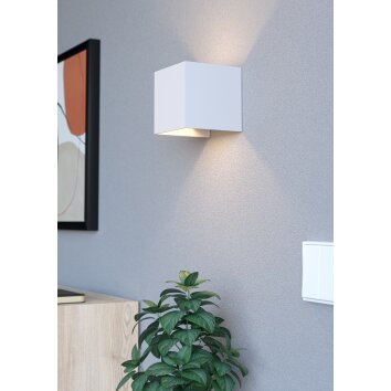 Eglo verlichting RINCINE Wandlamp LED Wit, Bewegingsmelder, Afstandsbediening