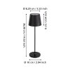 Eglo verlichting CABOZO Tafellamp LED Zwart