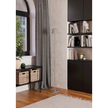 Eglo verlichting MANNERA-L Staande lamp LED Grijs, Afstandsbediening, Kleurwisselaar