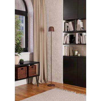 Eglo verlichting MANNERA-L Staande lamp LED Roest, Afstandsbediening, Kleurwisselaar