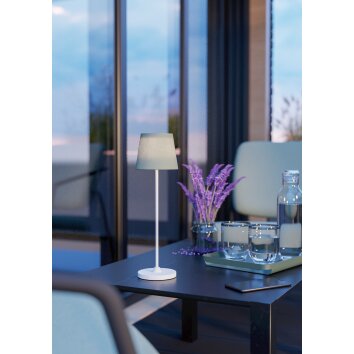 Eglo verlichting LEONERO Tafellamp LED Wit, Afstandsbediening