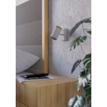 Eglo verlichting CONSUMA Plafondspot, Wandlamp Bruin, Wit