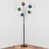 Koyoto Kogellampje, Staande lamp Blauw, Groen, Koperkleurig, 5-lichts