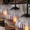 Koyoto Hanglamp, Kogellampje, Hanglamp Natuurlijke kleuren, Zwart, 4-lichts
