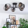 Ripoll Plafondlamp, Kogellampje Chroom, Rookkleurig, 6-lichts
