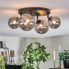 Chehalis Plafondlamp, Kogellampje Rookkleurig, 4-lichts