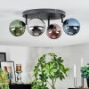 Chehalis Plafondlamp, Kogellampje Blauw, Chroom, Groen, Koperkleurig, Rookkleurig, 4-lichts
