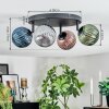 Chehalis Plafondlamp, Kogellampje Blauw, Groen, Koperkleurig, Rookkleurig, 4-lichts