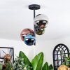 Chehalis Plafondlamp, Kogellampje 33 cm Blauw, Chroom, Groen, Koperkleurig, Rookkleurig, 4-lichts