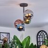 Chehalis Plafondlamp, Kogellampje 33 cm Blauw, Chroom, Groen, Koperkleurig, Rookkleurig, 4-lichts