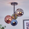 Chehalis Plafondlamp, Kogellampje 33 cm Blauw, Chroom, Groen, Koperkleurig, Rookkleurig, 4-lichts