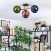 Gastor Plafondlamp, Kogellampje Goud, Zwart, 3-lichts