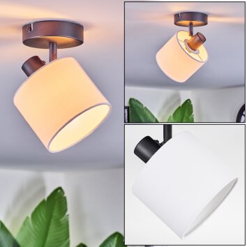 Bassagoda Plafondlamp, Plafondspot Zwart, 1-licht