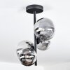 Chehalis Plafondlamp, Kogellampje 33 cm Duidelijk, Rookkleurig, 4-lichts