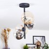 Chehalis Plafondlamp, Kogellampje 33 cm Amber, Duidelijk, Rookkleurig, 4-lichts